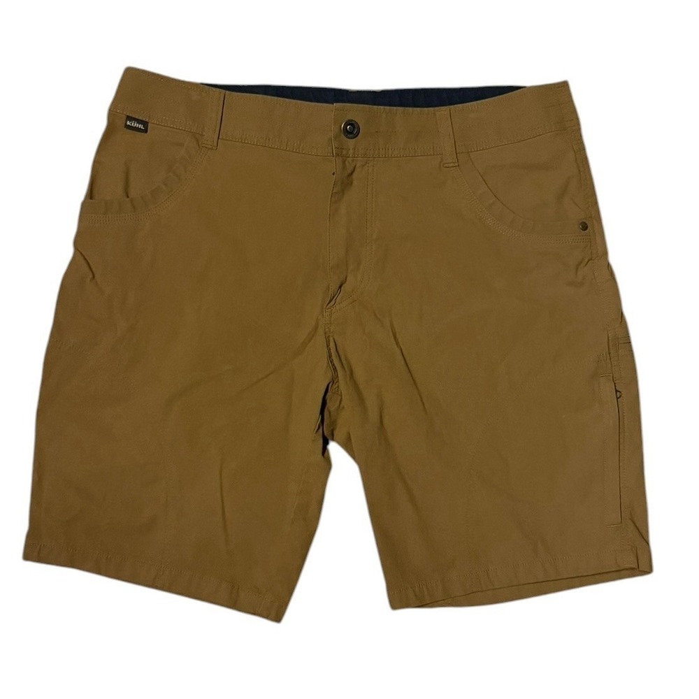 Kuhl Ramblr Shorts Mens Size 36 Teak  Vintage Patina Dye Hiking 8 Pocket 5125